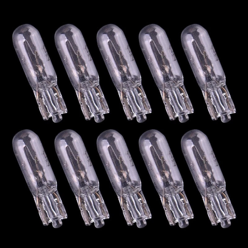 10 x T5 Yellow Dash Light Bulbs for Car Instrument Panel