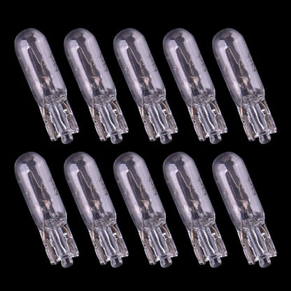 10 x T5 Yellow Dash Light Bulbs for Car Instrument Panel