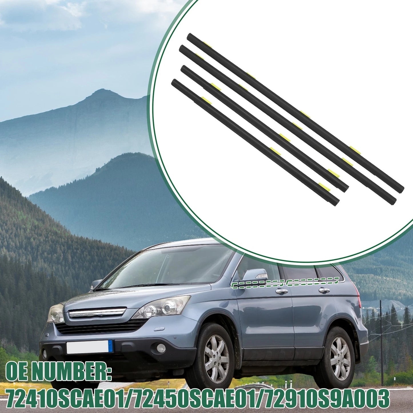Window Weatherstrip Set for Honda (2006-2011)