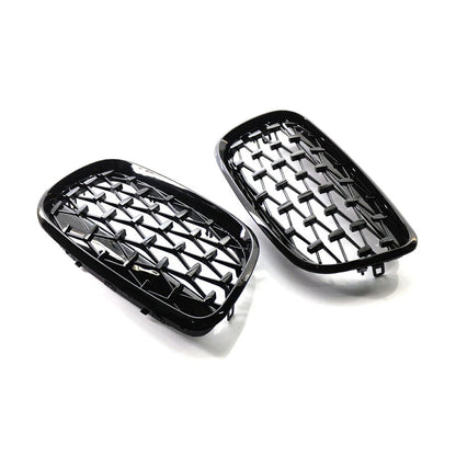 Diamond Grille Front Bumper Kidney for BMW X5 E70, X6 E71 (2007-2013)