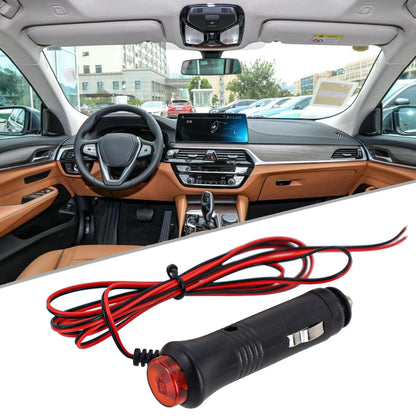 Power Cord with On Off Switch for Inside Car Installation