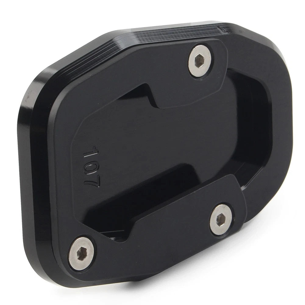 CNC Side Stand Enlarger Plate for Ducati Desert X 2022+ Aluminum Alloy Black