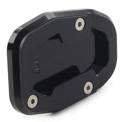 CNC Side Stand Enlarger Plate for Ducati Desert X 2022+ Aluminum Alloy Black