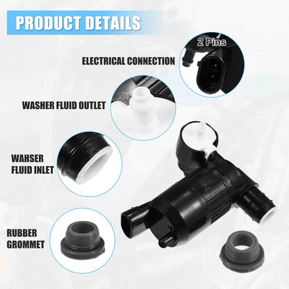 Windshield Washer Motor Pump with Grommet for INFINITI JX35 (2013)