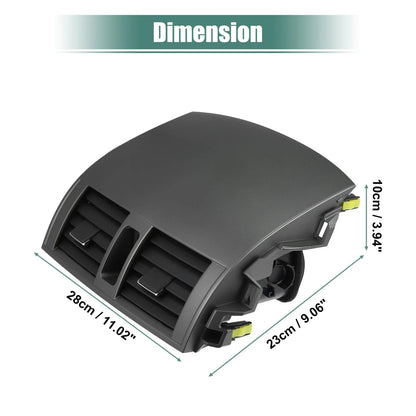 Center Dash A/C Air Vent Outlet Panel for Toyota Corolla (2008–2013)