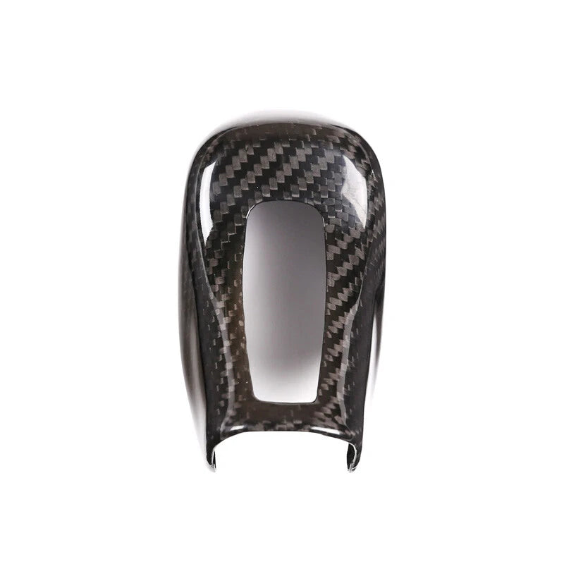 For Maserati Ghibli 13-18 Dry Real Carbon Fiber Gear Shift Head Knob Cover Trim