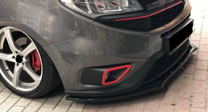 Front Bumper Lip Splitter Spoiler for Fiat Doblo (2015-2021) 3 Pcs