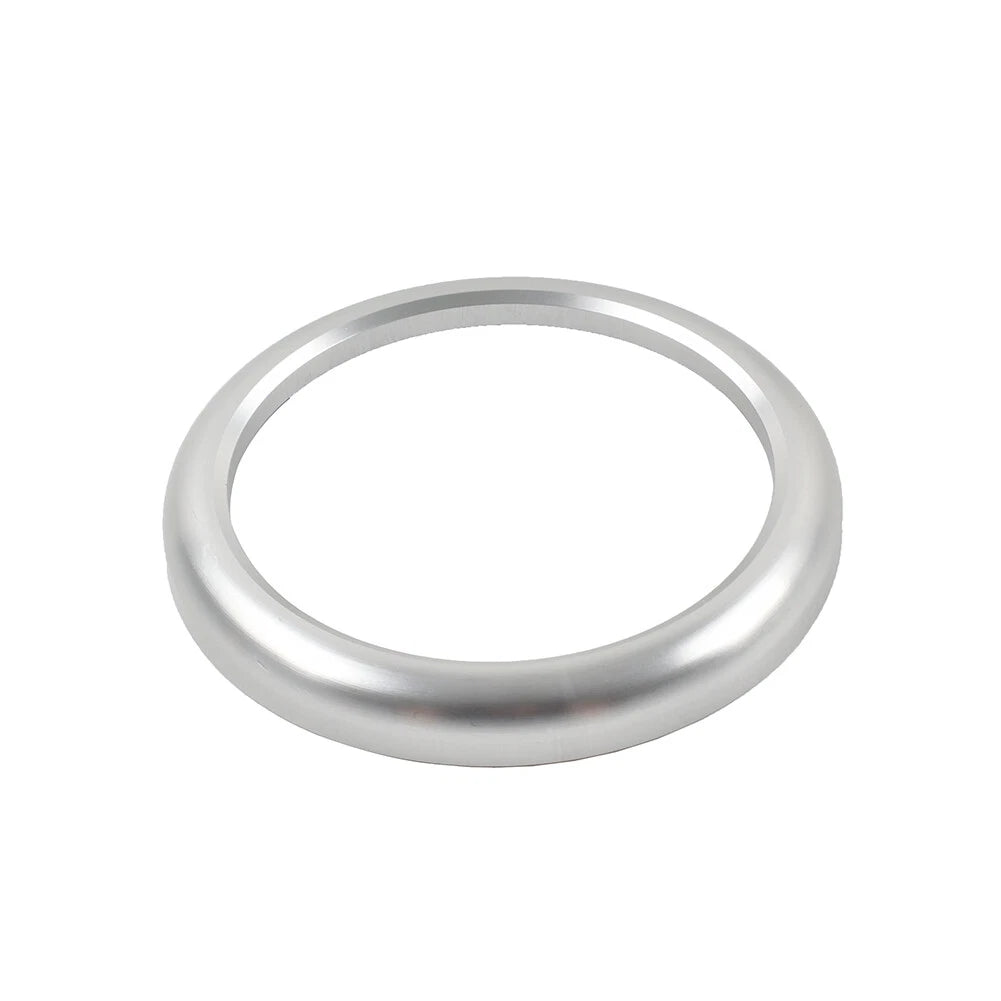 Silver Stopwatch Compass Cover Ring for Porsche 911 718 Boxster Cayenne Macan