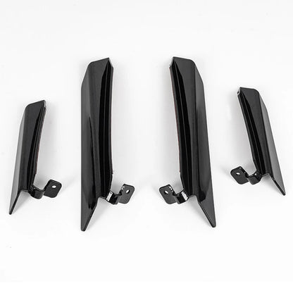 Carbon Flash Front Bumper Canard Diffuser Splitter Fins for C8 Corvette (2020+)