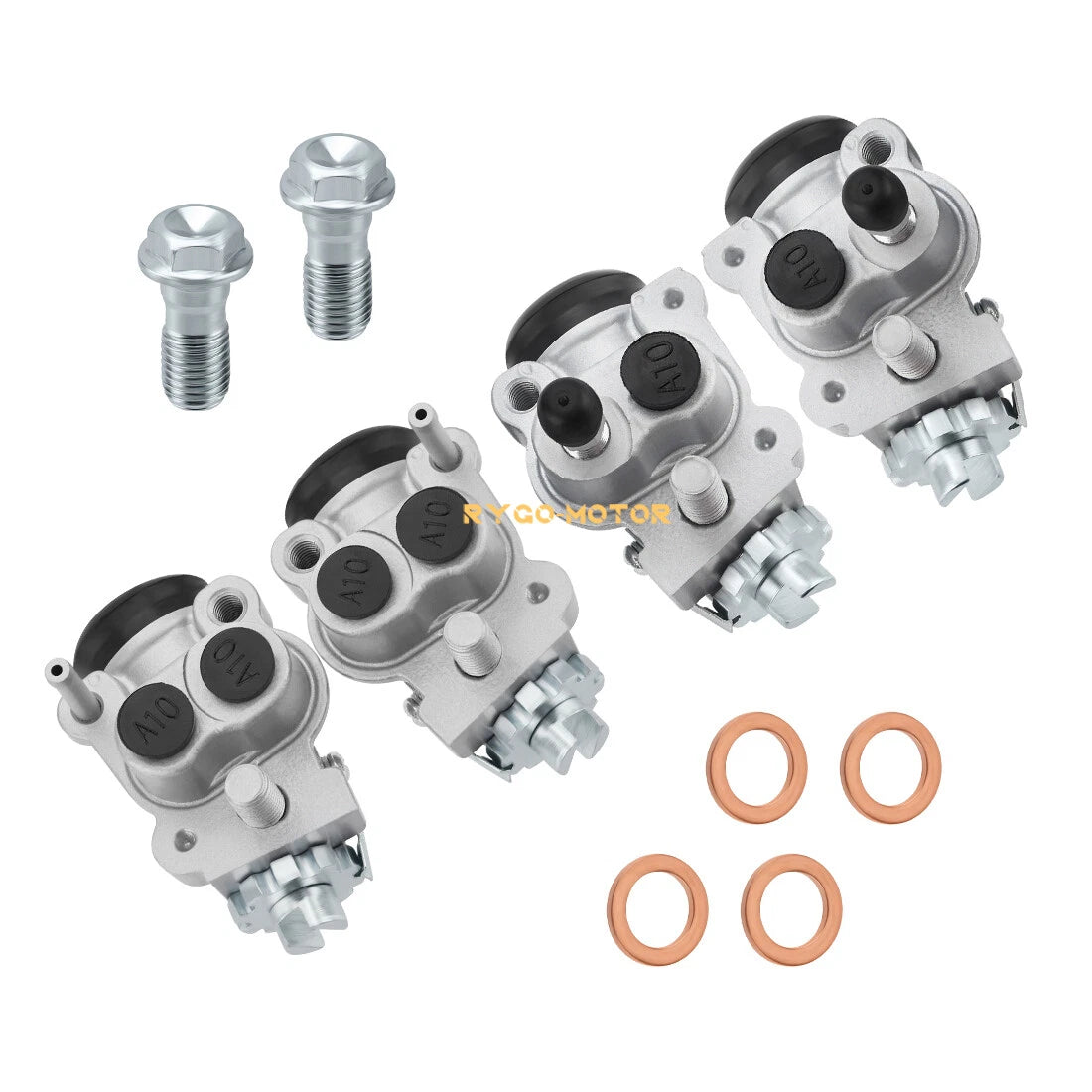 Front Brake Wheel Cylinders W/Shoes for Honda TRX350 Rancher 350 (2000–2003)