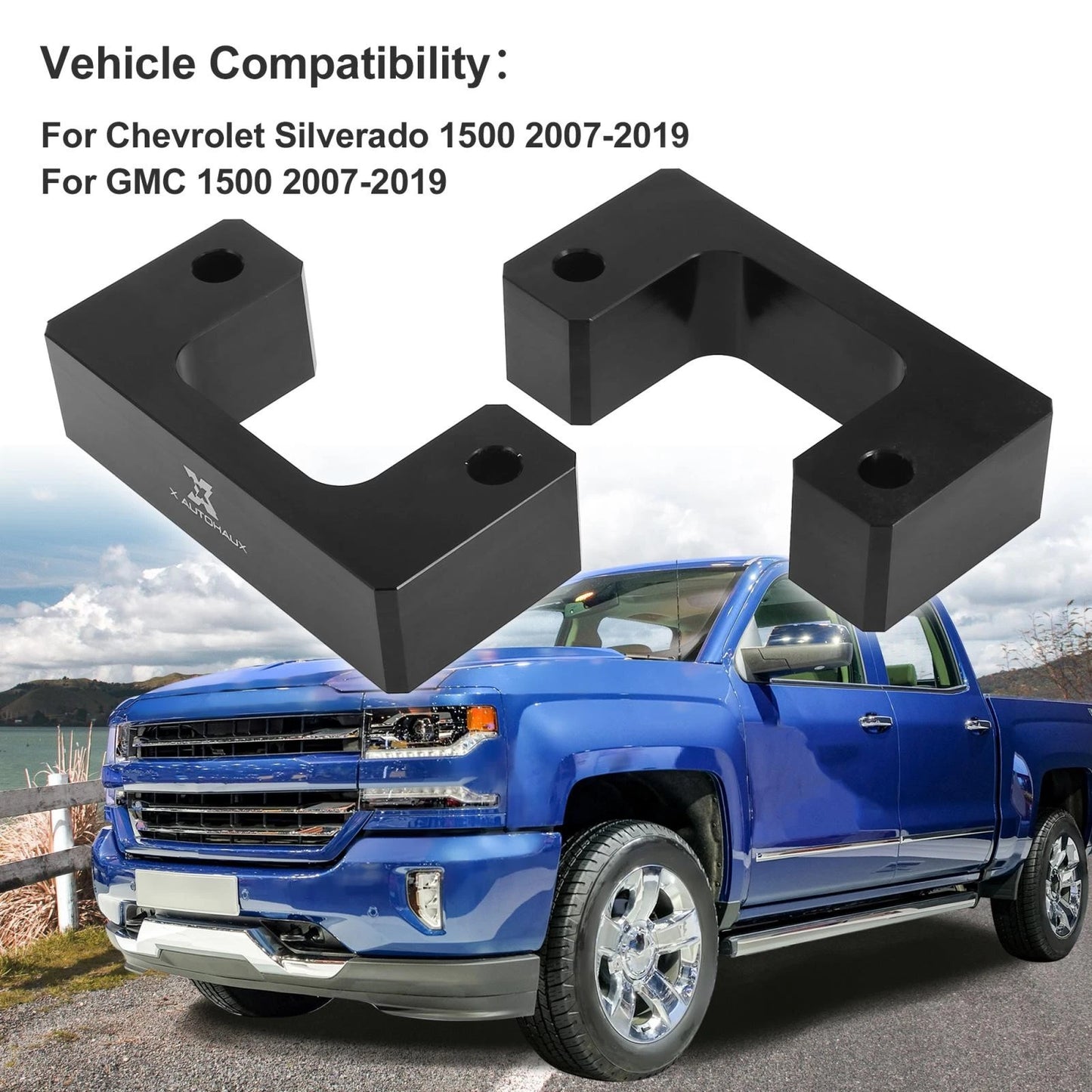 2.5" Front Leveling Lift Spacers Kit for Chevrolet Silverado 1500 / GMC