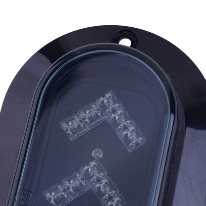 Smoke Oval LED Arrow Trailer Truck RV Marine Boat Stop Turn Tail Lights