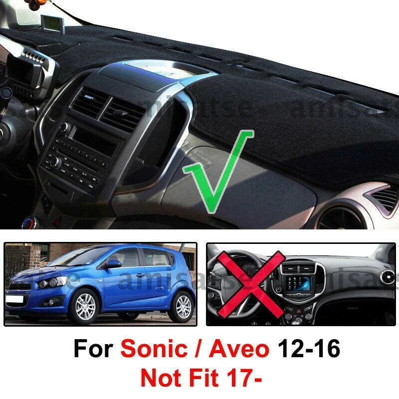 Dash Mat for Chevrolet Sonic Aveo (2012-2016)