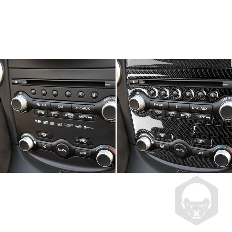 Real Carbon Fiber Full Set Interior Cover Trim Kit Fit for Nissan 370Z Z34 2009+