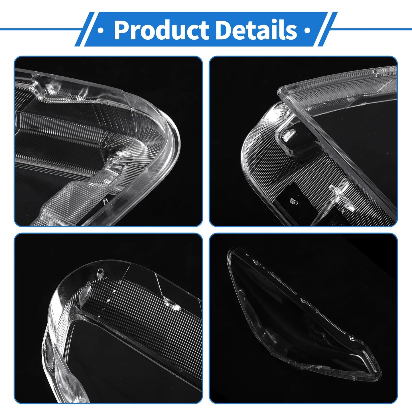 Car Front Left Headlight Lens Cover for Ford Escape (2013-2016)