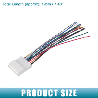 Car Stereo CD Player Radio Wiring Harness & Antenna Adapter for Nissan