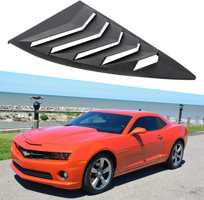 Quarter Side Window Louvers Cover for Chevy Camaro 2010-2015 (2 x Covers)