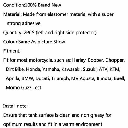 3D Tank Traction Pad for Universal Motorcycle (2020-2023)