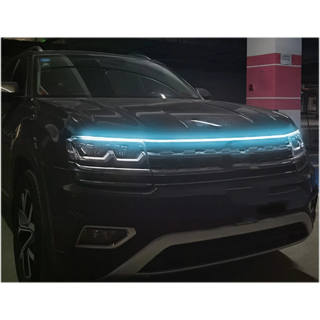 180cm Dynamic LED DRL Hood Light Strip for Car