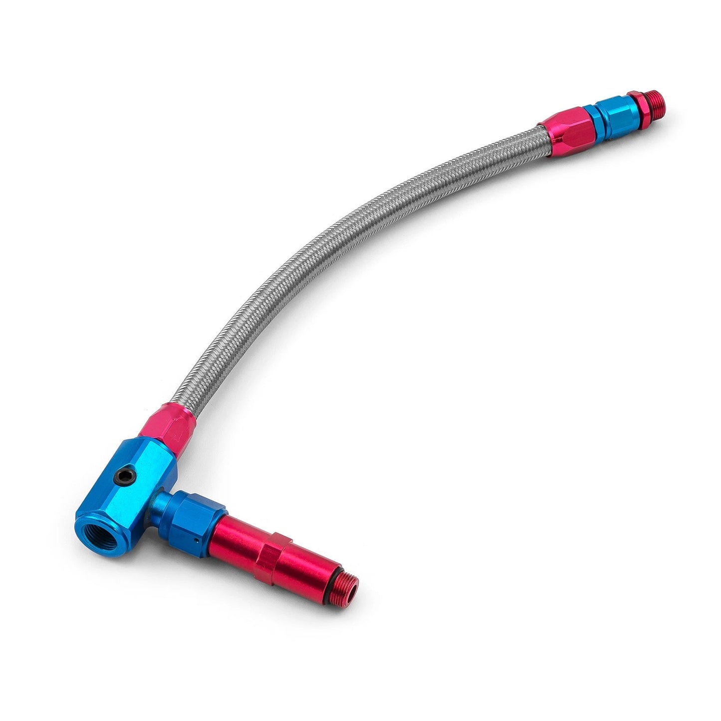 Braided Carburetor Fuel Inlet Line for Barry Grant/Demon