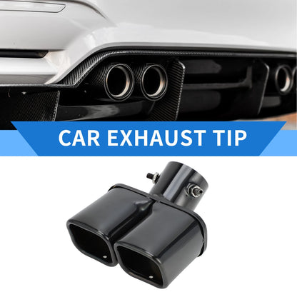 Exhaust Tip / 2.4in Inlet / Square Slant Cut for Toyota Raize (2020–2025)
