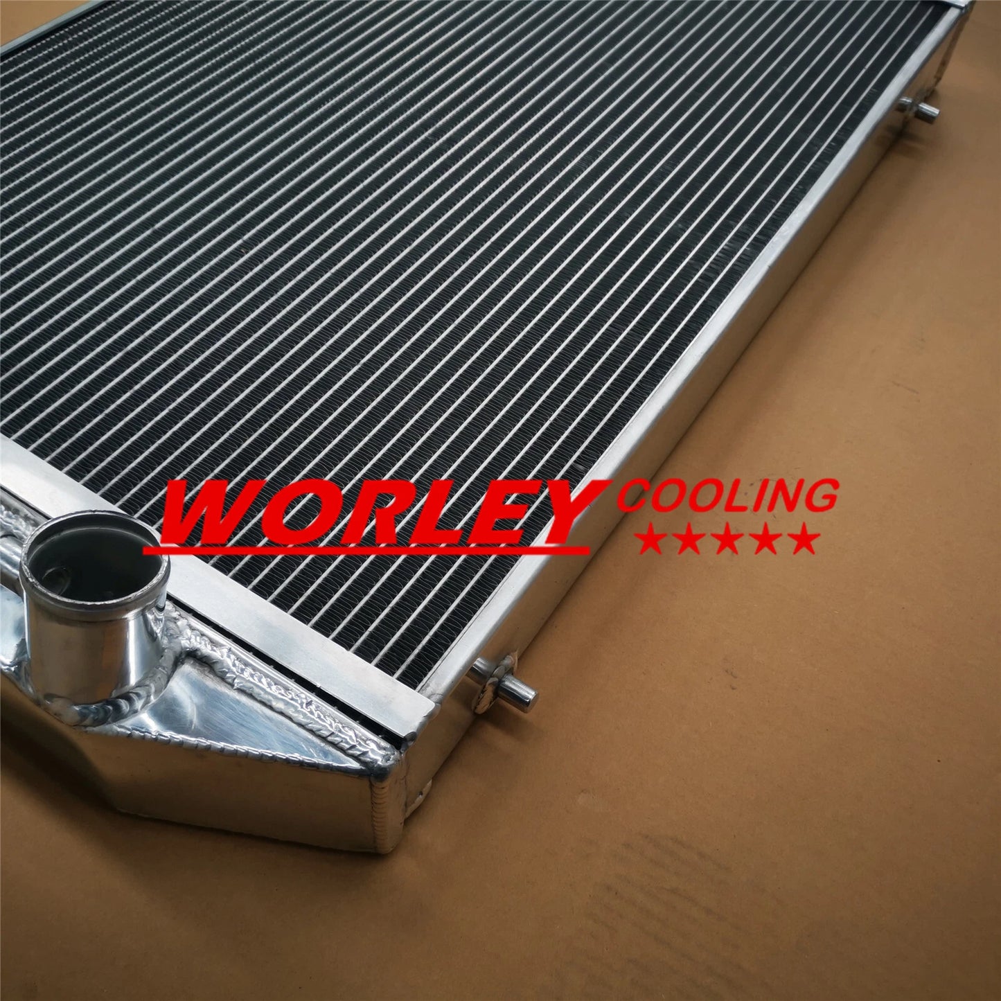 62MM Aluminum Radiator for Jaguar XJS V12, XJ12 HE 5.3L, 6.0L (1976-1996)