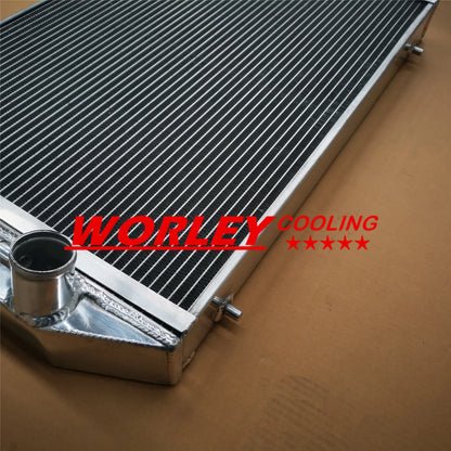 62MM Aluminum Radiator for Jaguar XJS V12, XJ12 HE 5.3L, 6.0L (1976-1996)