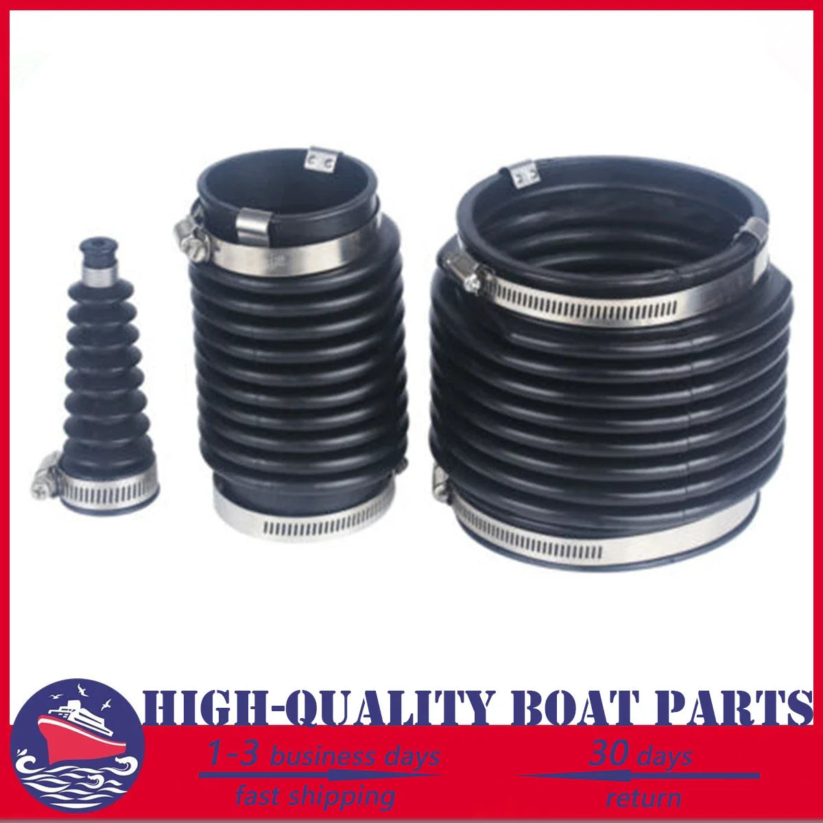 Exhaust Shift U-Joint Bellow Drive Boot for Mercruiser Alpha One (1983-1990)