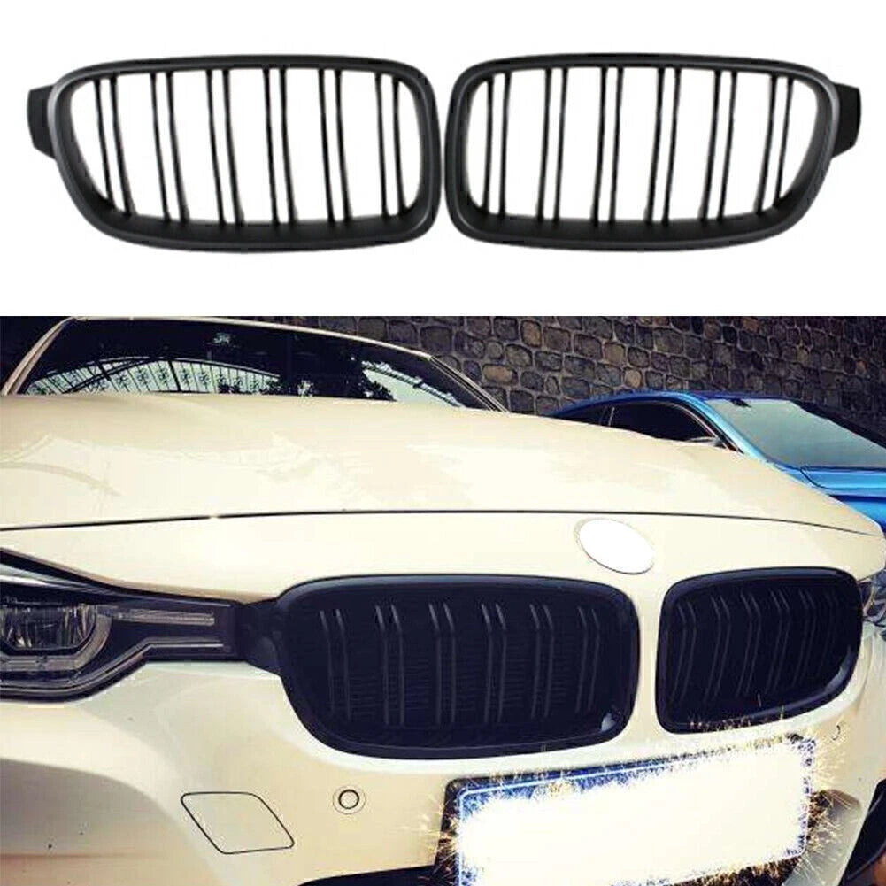 Upper Bumper Mesh Grille for BMW F30 F31 F35 3-Series Sedan (2012-2014)