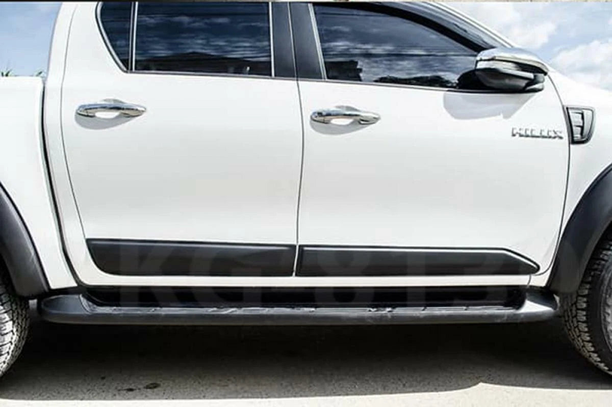 Black Side Door Trim for Toyota Hilux Revo Rocco (2018-2019)
