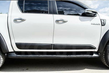 Black Side Door Trim for Toyota Hilux Revo Rocco (2018-2019)