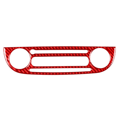 Carbon Fiber Radio CD Player Control Cover for Fiat 500 (2012-2015)