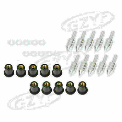 Windshield Bolt Kit 10pcs Multi Color Screws for Motor (No Year Specified)