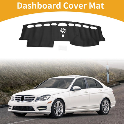 Dashboard Cover for Mercedes C-Class W203 Black Anti-Slip (2001-2007)