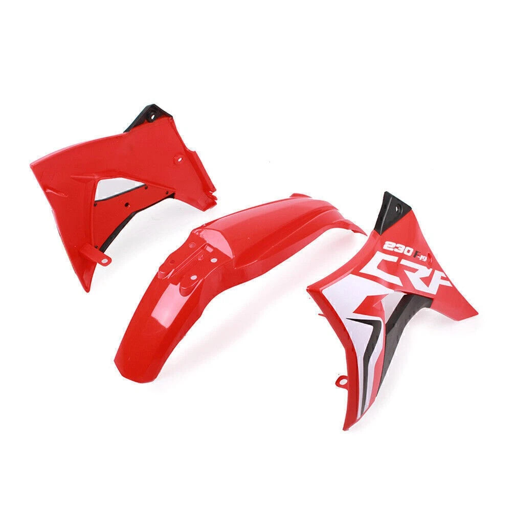 Complete Body Plastics Kit for Honda CRF230F (2020) - Side Covers, Fairings, Fender