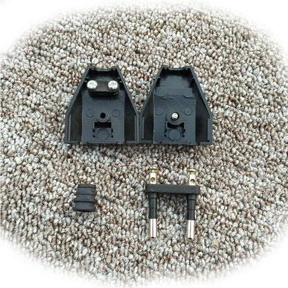 2pcs Rewireable 2 pin European EU Main plug 10A 250V Outlet Plug Adapter Cable