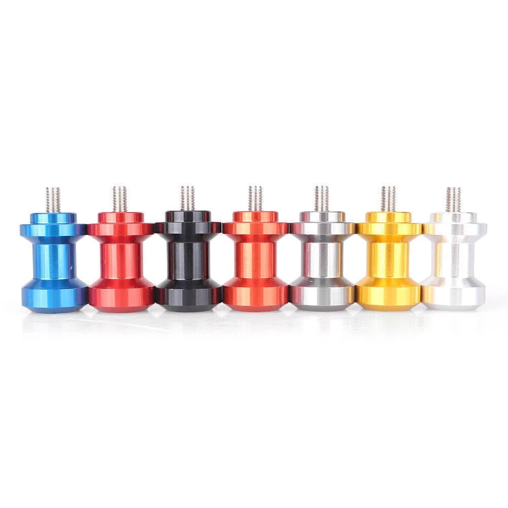6mm Motorcycle Swingarm Spools for Yamaha YZF R1 R6 FZ1 FZ6 FZ8 (2000-2023)