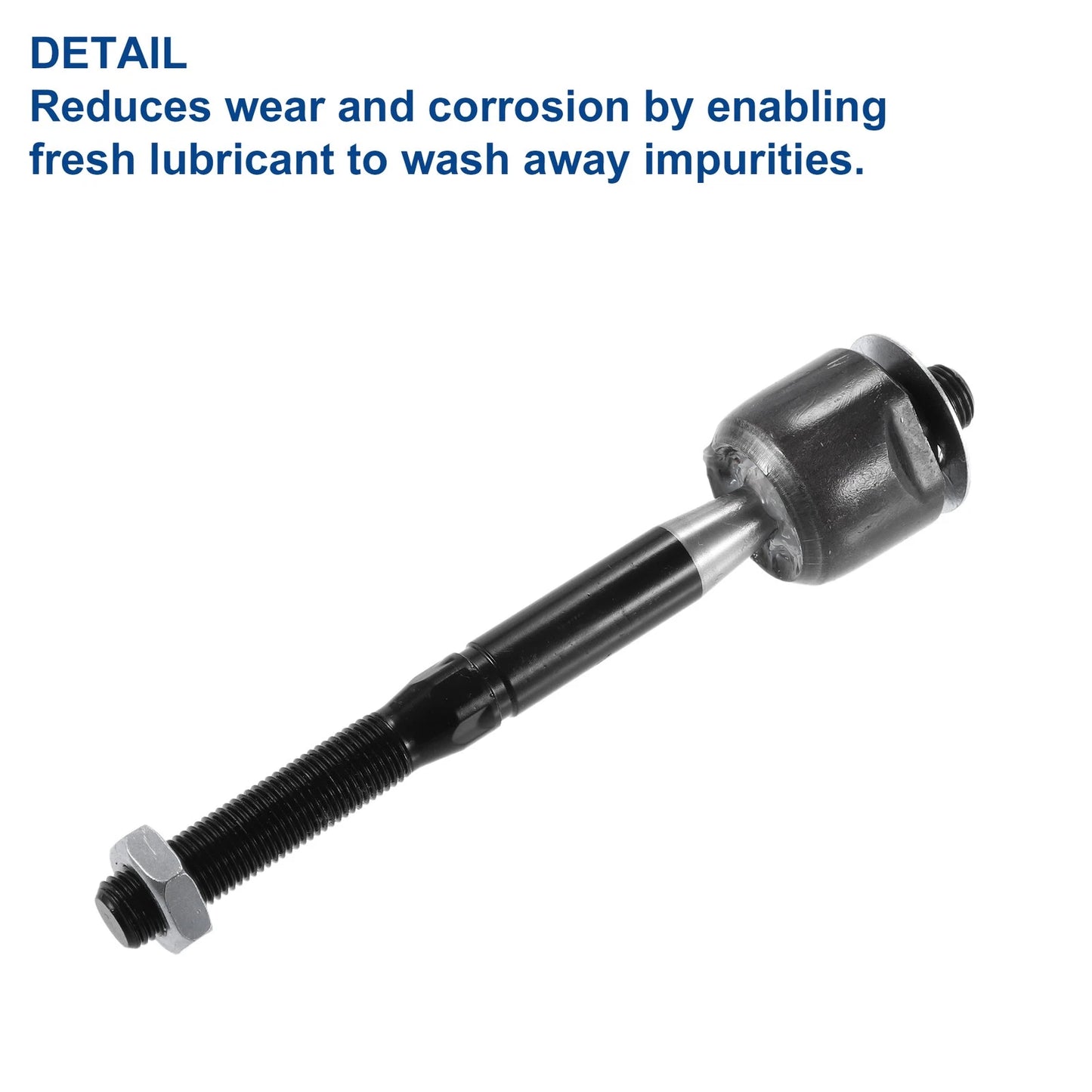 6 x Front Inner Outer Tie Rods with Boots for Ford Fusion (2010-2012)