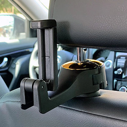 Car Headrest Hidden Hooks for Seat - 4pc Set