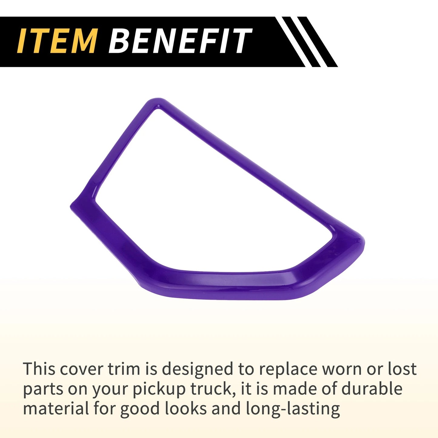 A Pillar Speaker Cover Trim for Jeep Wrangler JL JLU (2018-2024) Purple