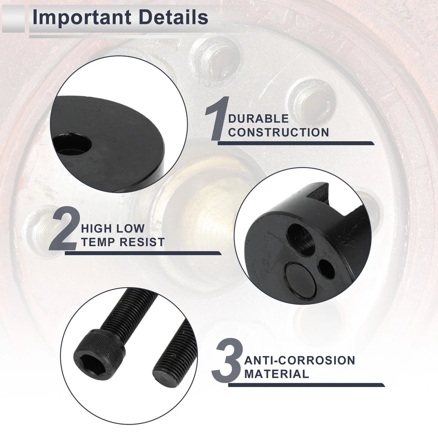 Crankshaft Seal & Wear Ring Installer Tool for Ford Super Duty F250 F350
