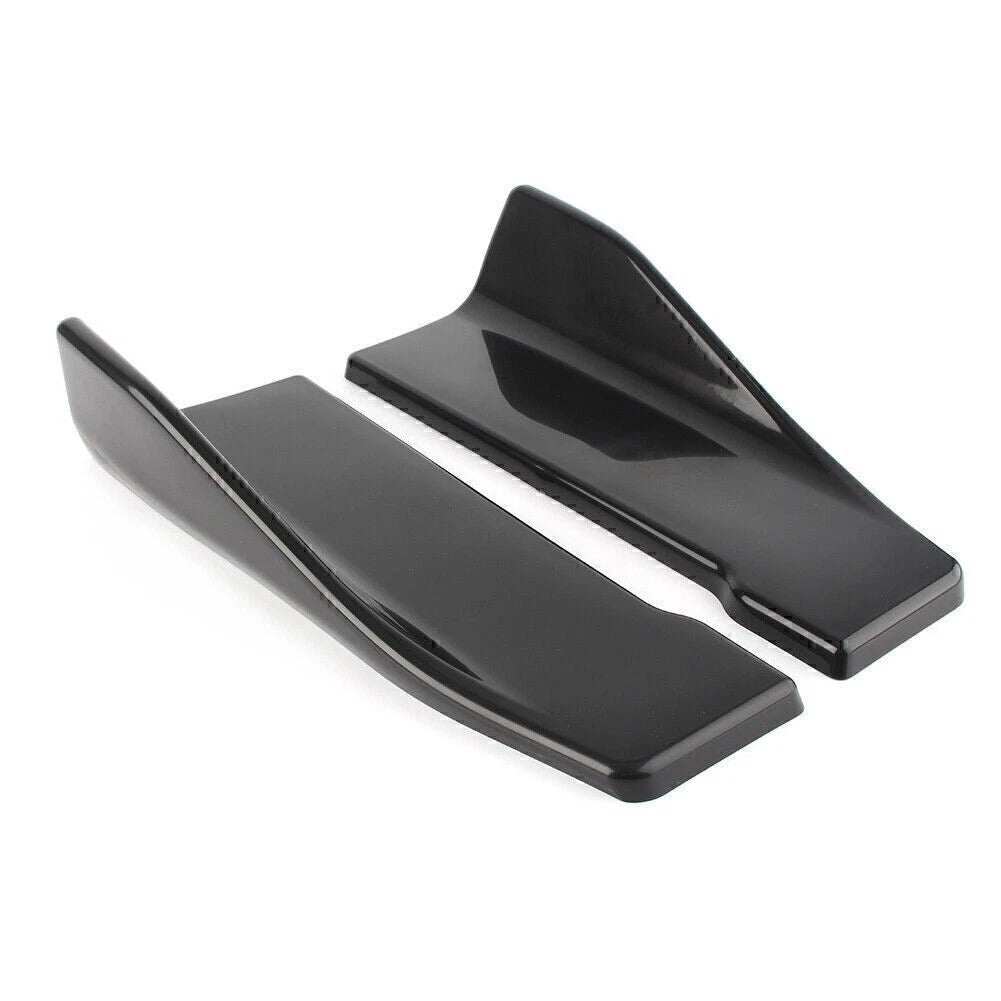 35cm Bumper Spoiler Under Skirt Rocker Wings for Universal Car SUV Auto
