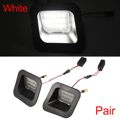 Pair LED License Plate Lamp Assembly for Dodge Ram 1500 2500 3500