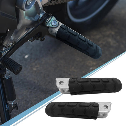 Pair 8mm Aluminum Aolly Footrest Footpeg Black for Honda CB400 VTEC