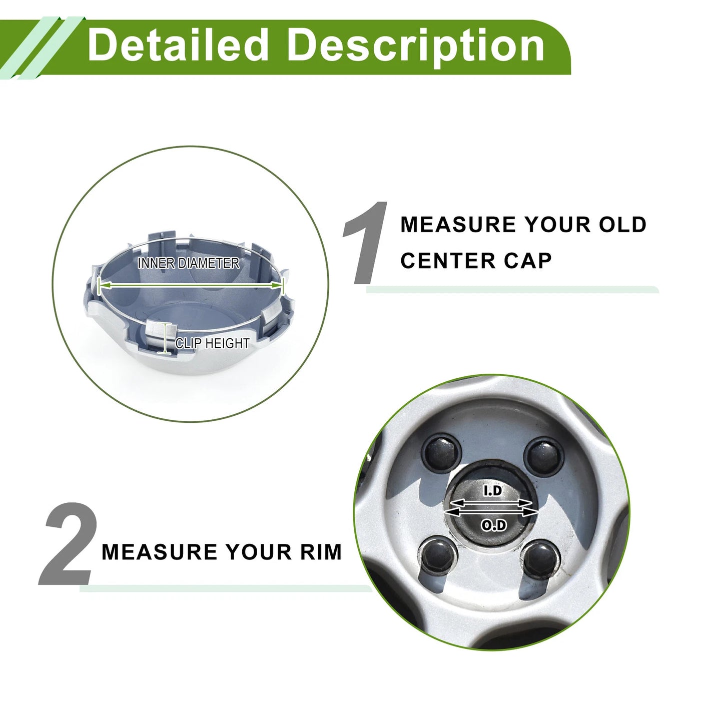 Wheel Center Cap for LEXUS LX470 (2005-2007) Silver Tone Plastic 1 Pc