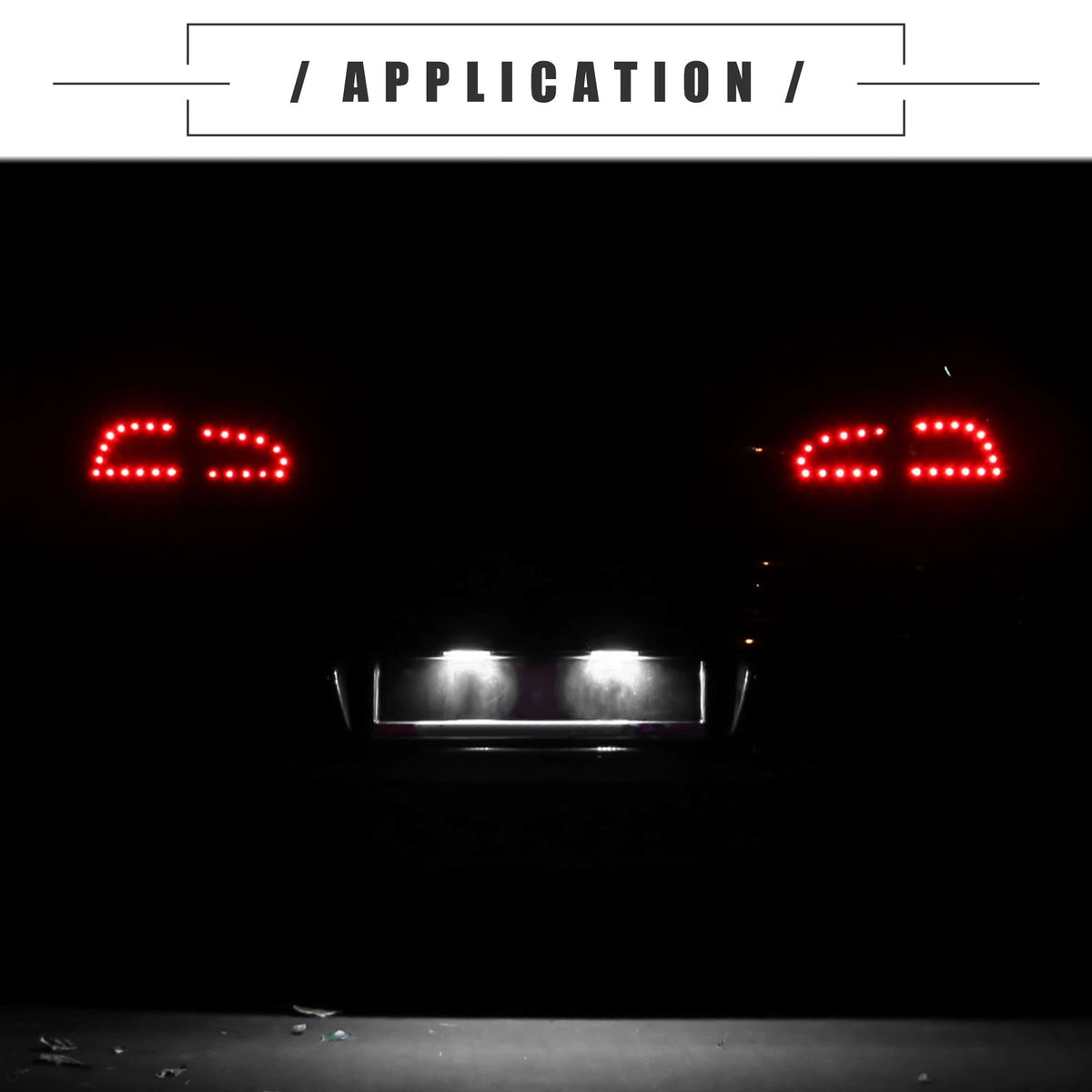 2 x LED License Plate Lights for Ford F-150 (2015-2018)