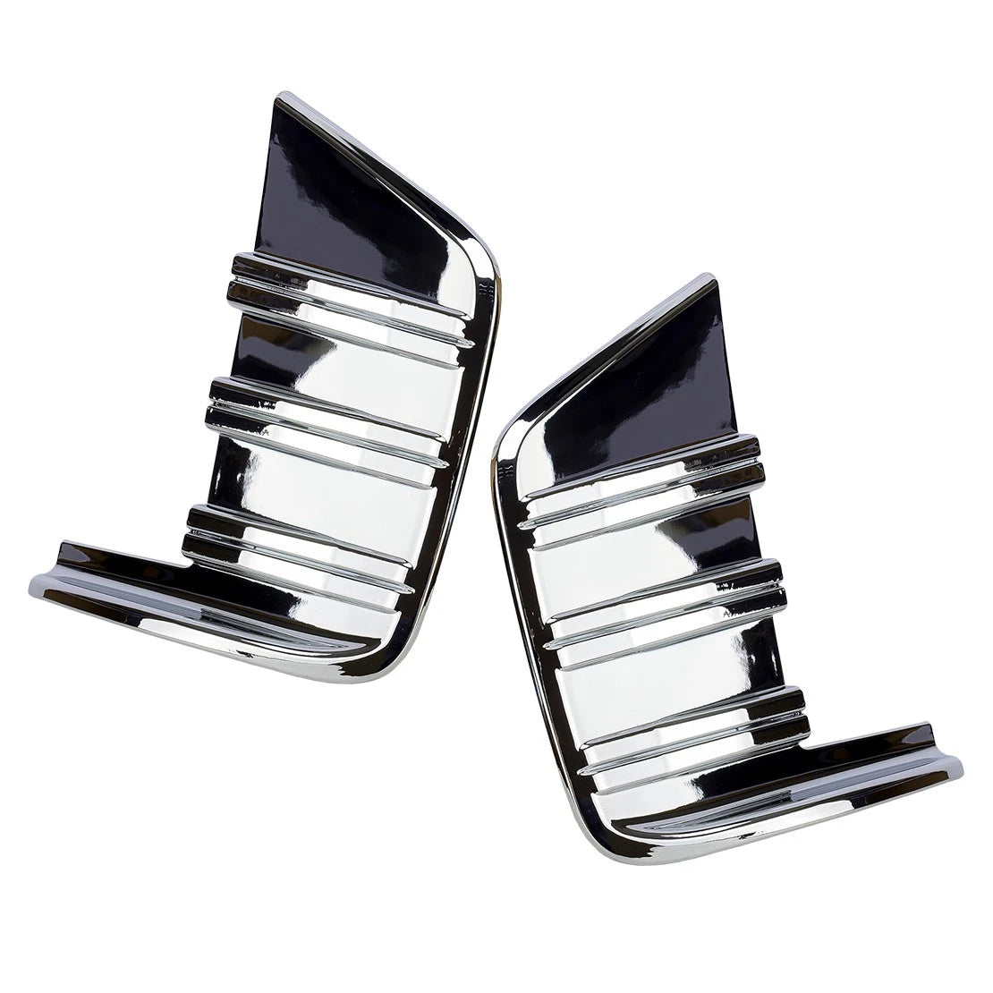 Chrome Front Fog Light Cover Trim for Chevrolet Silverado 1500 (2019-2022)