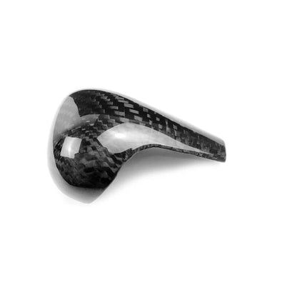 Real Carbon Fiber Gear Shift Knob Head Caps Cover Trim For Audi A4 2009-2012