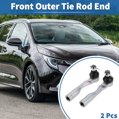 2 x Front Outer Tie Rod Ends for Toyota Tundra (2003-2006)