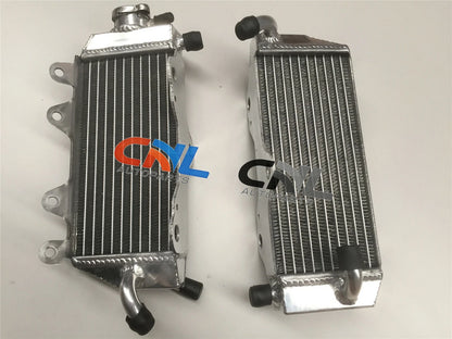Aluminum Radiator & Red Hose for Yamaha YZ125 (2002-2004)